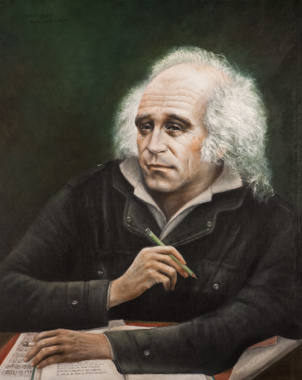 Leo Ferré - Poètes vos papiers ou l'affiche rouge - Avril 2003 - 83*67cm