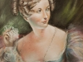 Femme aux perles ou Mme Berlioz - 1991 - 40*32cm
